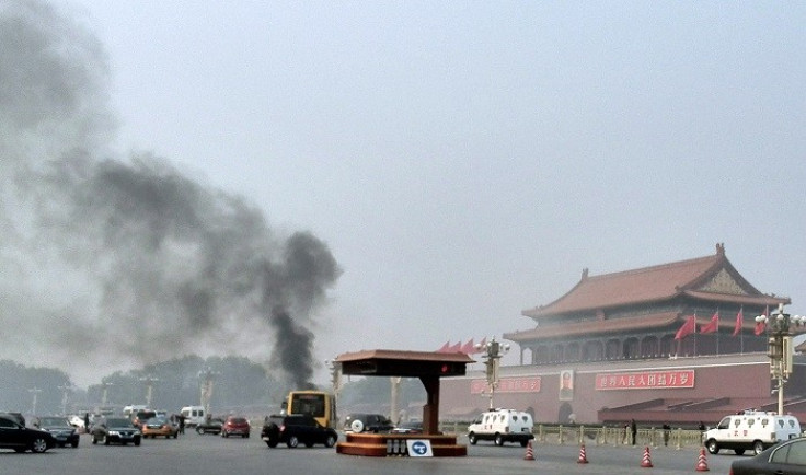 Five people were killed in a suspected suicide attack in Beijing’s Tiananmen Square in October. (Reuters)