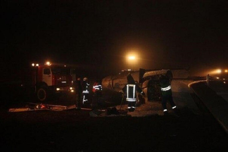 Eyewitness photo from the scene of the crash in the city of Kazan. (Photo: Alexander Bunin)