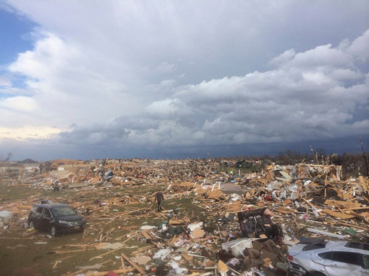 Extensive damage is pictured aftermath of tornado. (Photo: Reuters)
