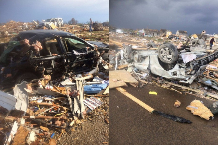 homes and vehicles have been damaged extensively by the tornado that claimed six lives. (Photo: Reuters)