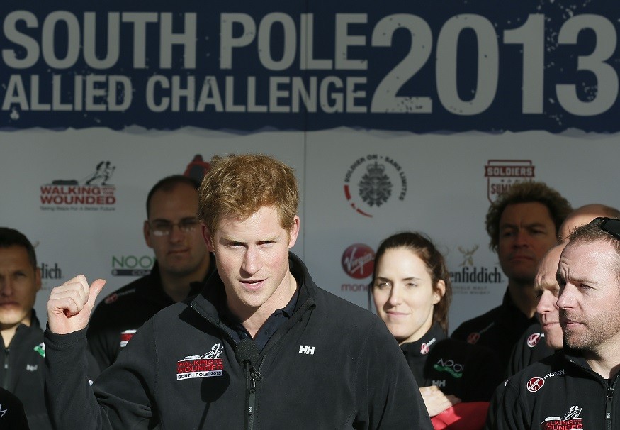 Prince Harry with South Police team PIC: Reuters Prince Harry with South Police team PIC: Reuters