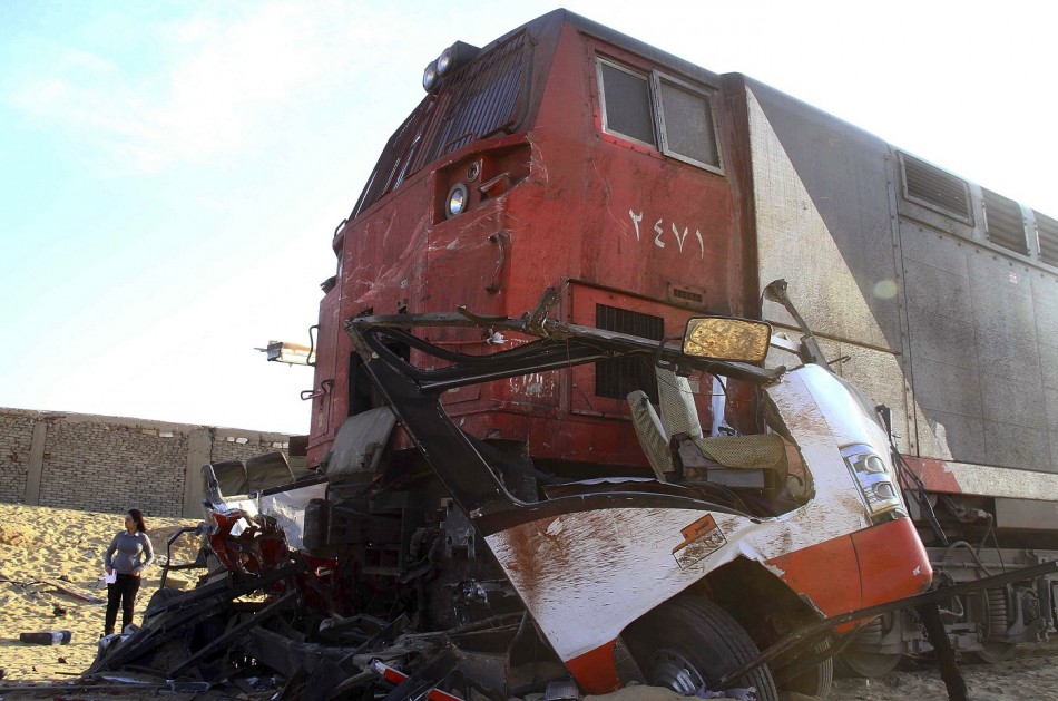 Egypt train crash