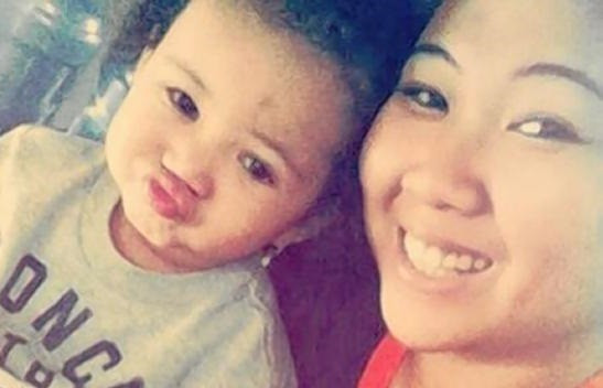 Kimphone Phanthavongsa with MIA, who was shot by McKoy PIC: Facebook