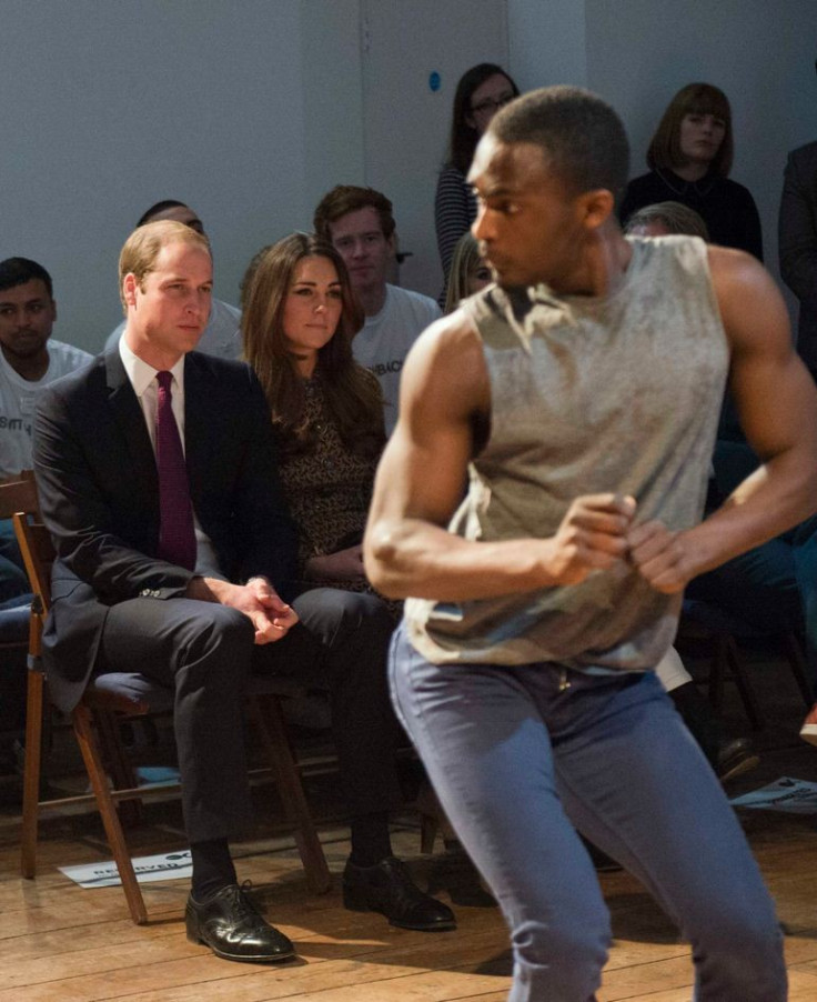 The royal couple watch dancers perform. (Photo: Reuters)