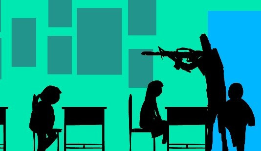 The game lets the user us an AR-15 assault rifle to shoot school children