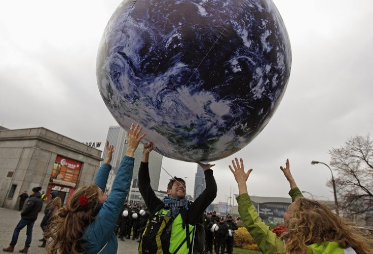 Christiana Figueres, Executive Secretary of the United Nations Climate Change secretariat and Deutsche Telekom's Neves says that there are three steps to tackle climate change (Photo: Reuters)