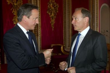 Sir Tim Berners-Lee and David Cameron