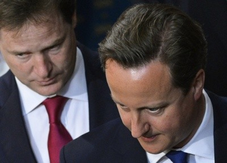 Nick Clegg and David Cameron