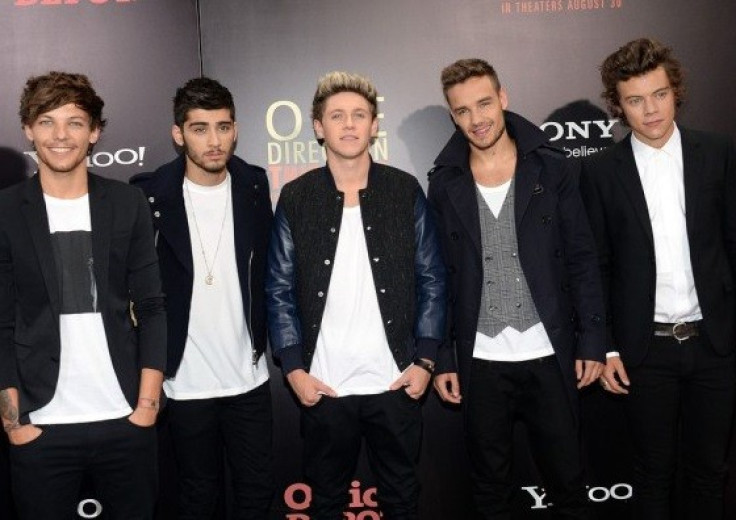 One Direction's Louis Tomlinson, Zayn Malik, Niall Horan, Liam Payne and Harry Styles