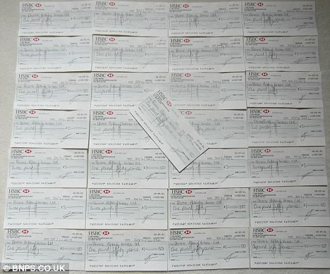 69 Cheques
