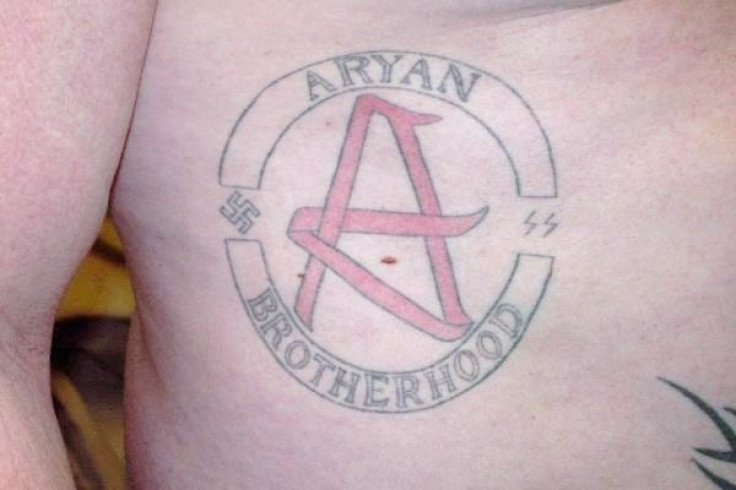 The Aryan Brotherhood are known for their distinctive tattoos (WikiComms)