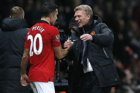 Van Persie Moyes Manchester United