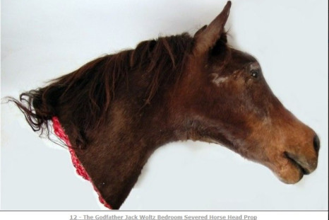 Godfather horse head prop