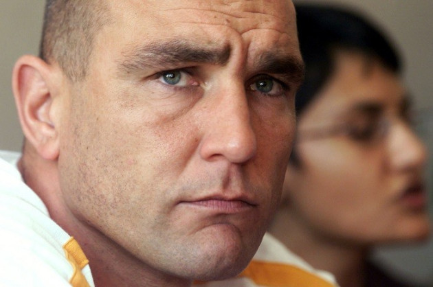 Former British football star Vinnie Jones Former British football star Vinnie Jones