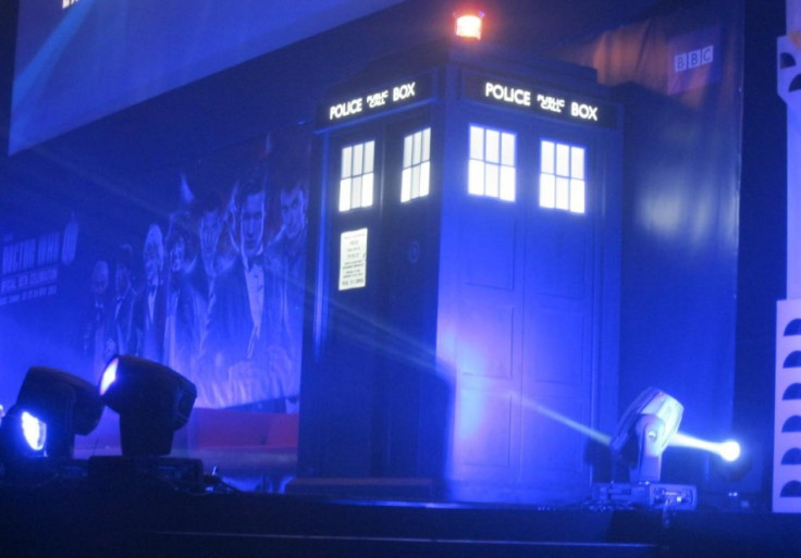 Doctor Who 50th Anniversary Celebration in London showcase the Tardis on stage (Photo: Donald Sinclair)