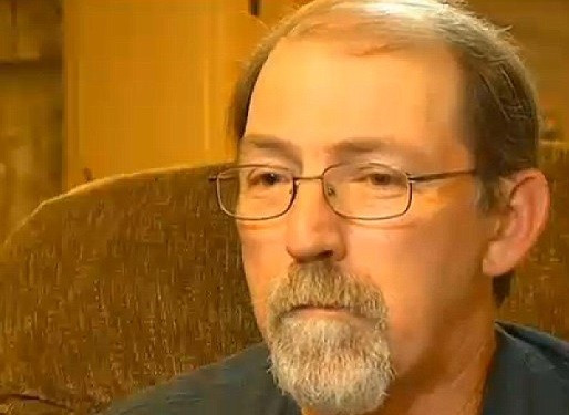 Scott McCabe, who believes his deceased son Nicholas is back from the dead as guardian angel PIC: Channel 9