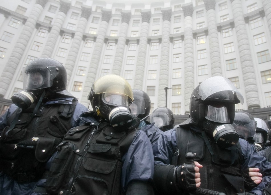 Ukraine Police clash