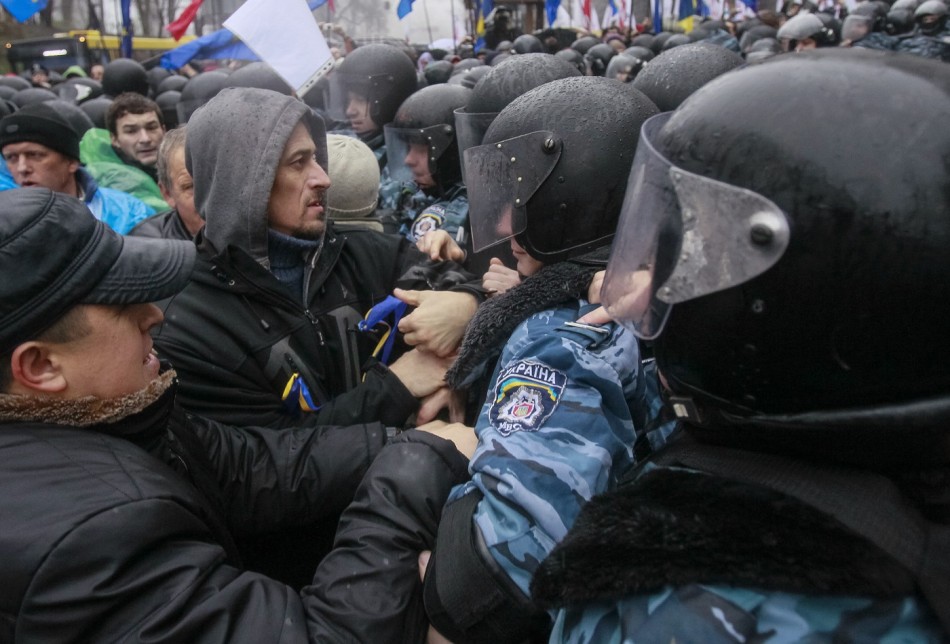 Kiev Russia EU demonstration
