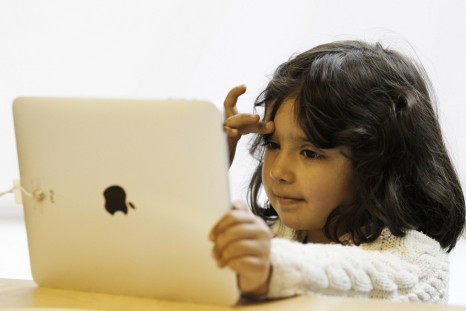 Child with iPad