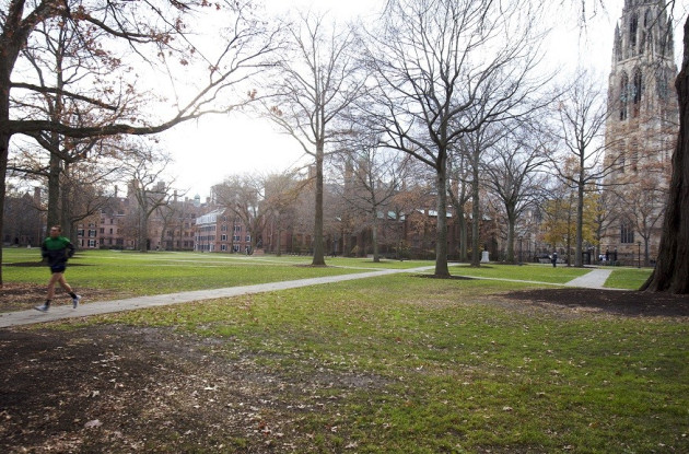 Old Campus at Yale University, where a gunman was reported PIC: Reuters Old Campus at Yale University, where a gunman was reported PIC: Reuters