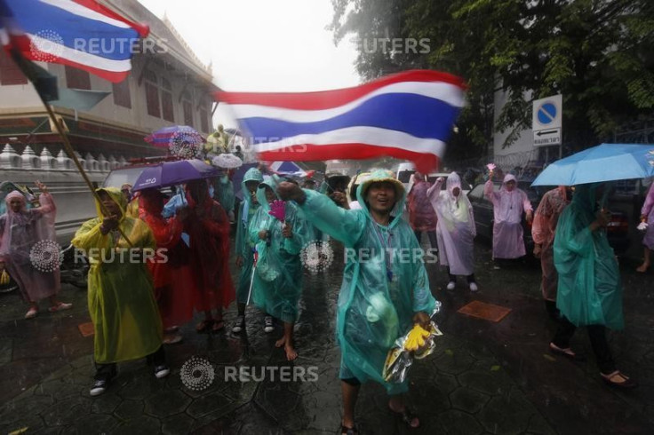 Thailand Protests outside Interior Ministry