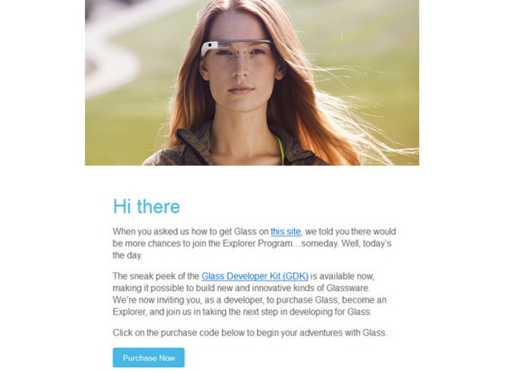 Google Glass invitation