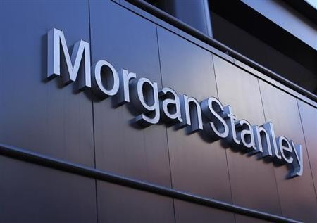 The corporate logo of financial firm Morgan Stanley is pictured on a building in San Diego, California September 24, 2013. The corporate logo of financial firm Morgan Stanley is pictured on a building in San Diego, California September 24, 2013.
