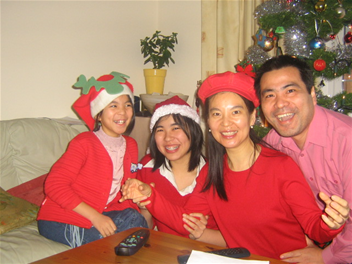 The Ding family were found stabbed to death at their home (Northampton Police)