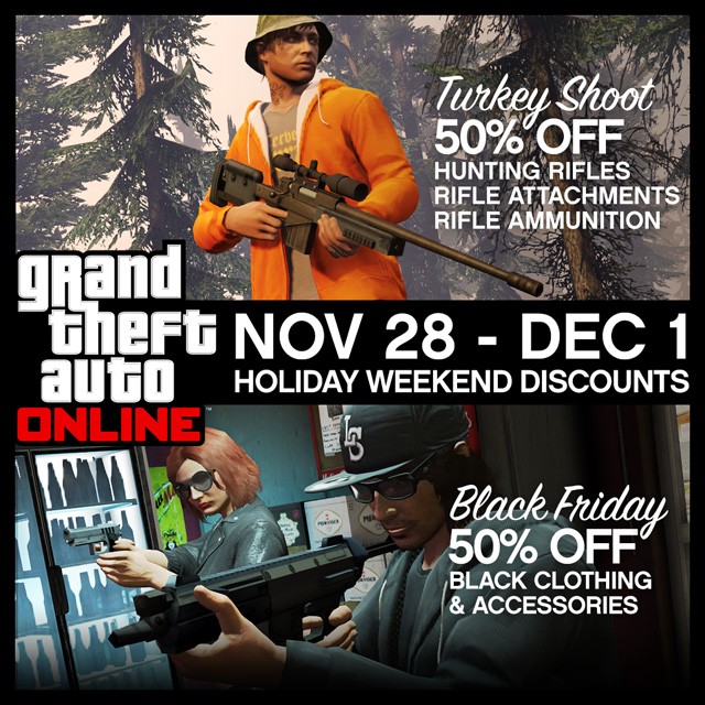 GTA 5 Online Rockstar Offers Big Black Friday Weekend Discounts on Weapons and Accessories IBTimes UK