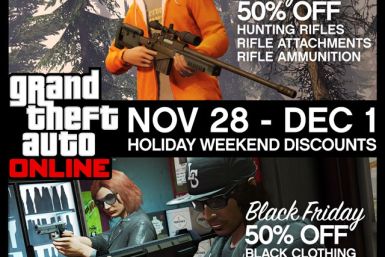 GTA 5 Online: Rockstar Offers Big Black Friday Weekend Discounts on Weapons and Accessories