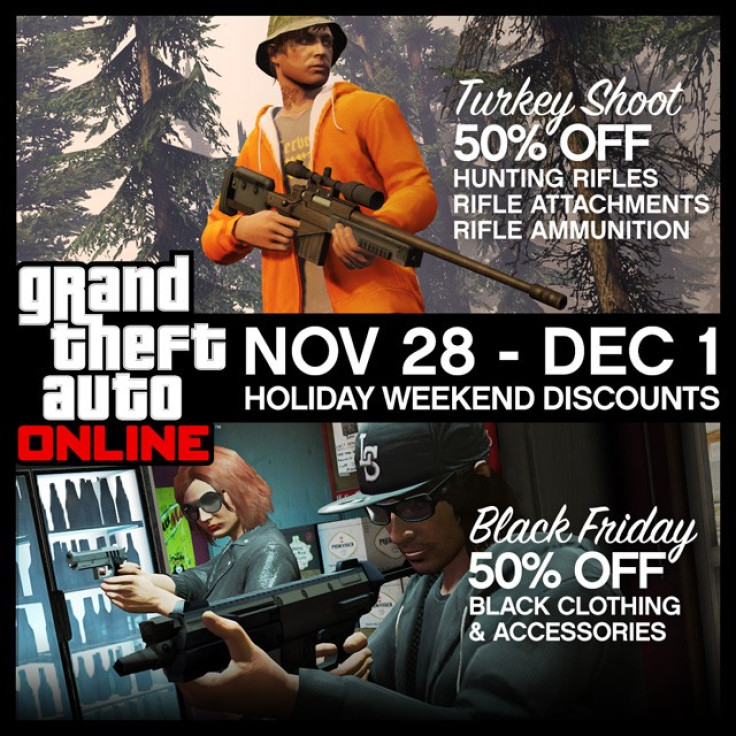 GTA 5 Online: Rockstar Offers Big Black Friday Weekend Discounts on Weapons and Accessories