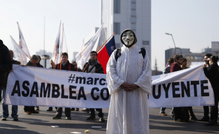 General strike in Santiago