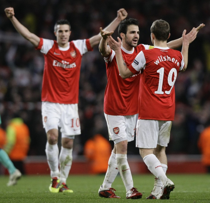 Cesc Fabregas and Jack Wilshere