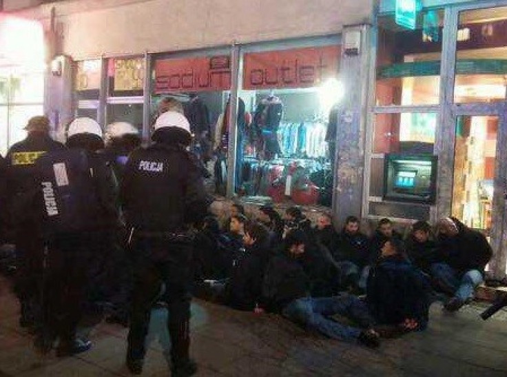 120 Lazio fans detained
