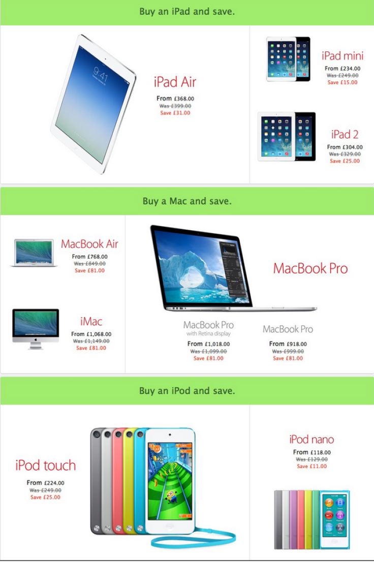 Black Friday 2013 UK: Apple’s European Stores Go Live with Discounts and Not Gift Cards