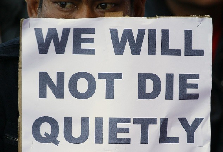 HIV man in Kathmandu, Nepal, campaigns against prejudice PIC: Reuters