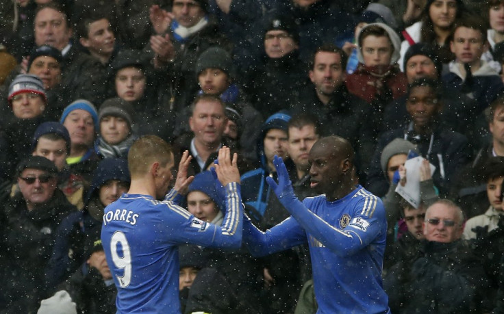 Fernando Torres and Demba Ba