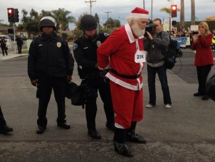 Bad Santa arrested