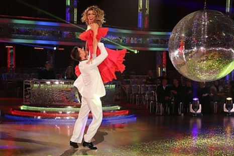 Abbey Clancy on Strcitly Come Dancing
