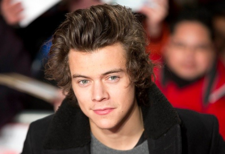 Singer Harry Styles from the band One Direction attends the world premiere of the film "The Class of 92" in London