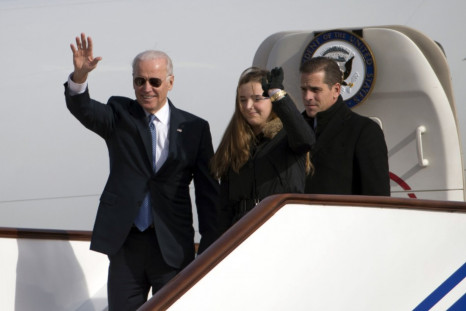 US Vice President Joe Biden arrives in Beijing