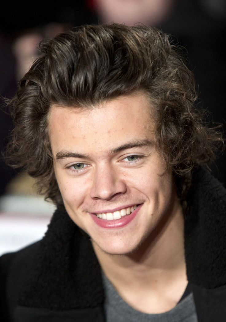 Singer Harry Styles from the band One Direction attends the world premiere of the film "The Class of 92" in London