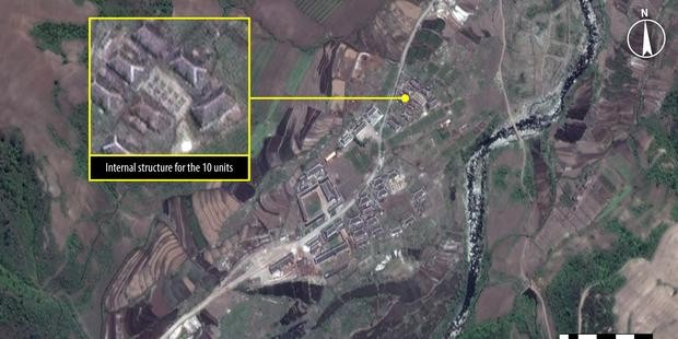New images show how the prisons appear to be expanding (Amnesty International) New images show how the prisons appear to be expanding (Amnesty International)