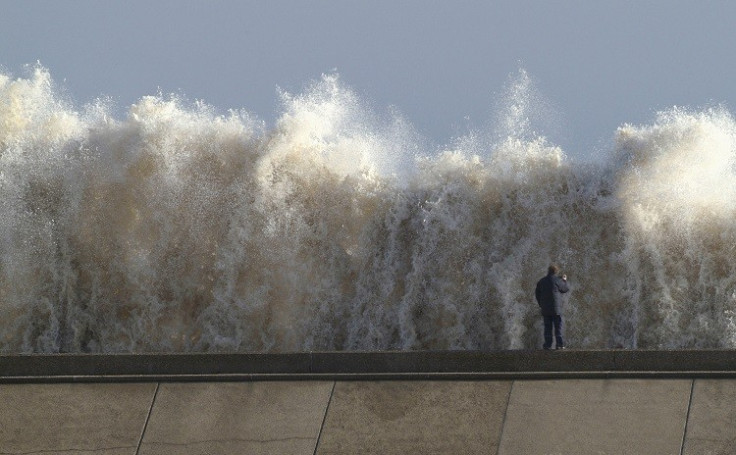 Tidal surge in Britain triggers "code red" in the Netherleands PIC: Reuters