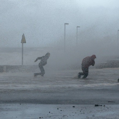 The storm which has battered the UK has now claimed its second life (Reuters)