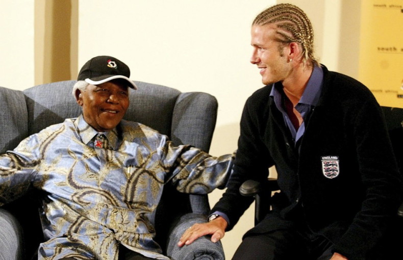 Nelson Mandela, David Beckham