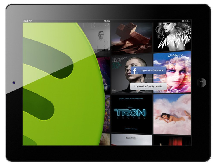 Spotify to launch a free add-supported mobile music service.