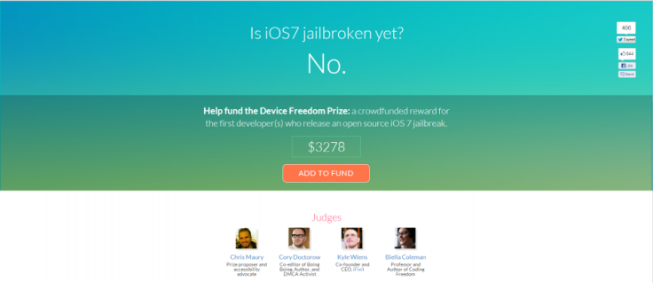 iOS 7 Jailbreak: Hackers to Be Rewarded for Working Jailbreak