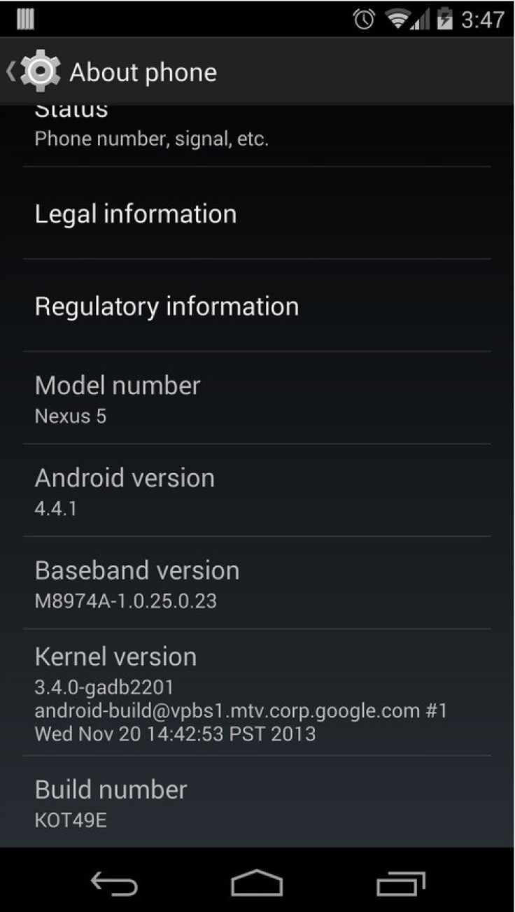 Android 4.4.1 KitKat