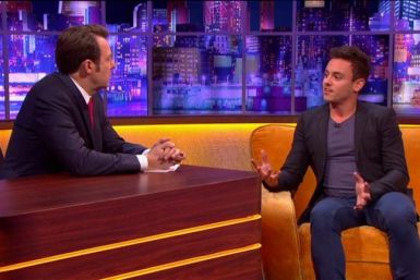 Tom Daley with Jonathan Ross